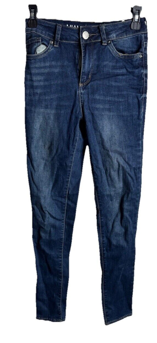 Miami High Rise Skinny Jeans Size 3 Juniors Dark Wash Blue Denim