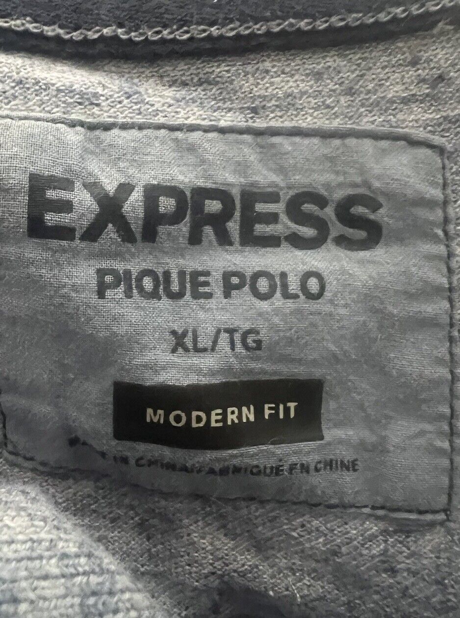 men's express polo modern fit polo shirt.size XL
