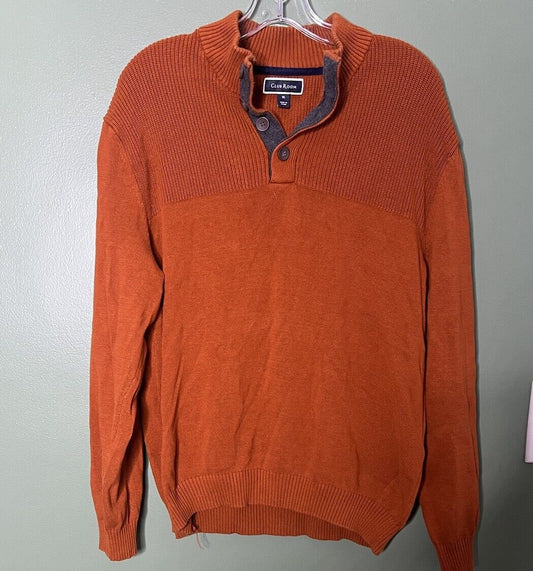 Club Room Sweater Men's XL  Grey Crew-Neck