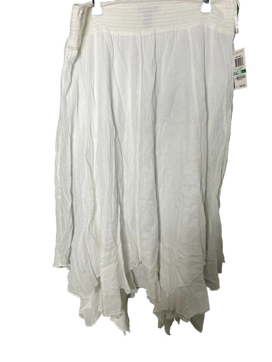 Style & Co. Skirt, Women's Size Large, White, Pull On, Long,