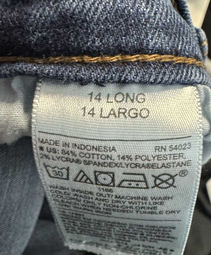 Old Navy Bootcut Jean Women's Size 14 Long Blue Mid Rise 5-Pocket
