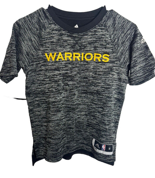 ADIDAS NBA GOLDEN STATE WARRIORS CLIMALITE T-SHIRT YOUTH Medium (10/12)