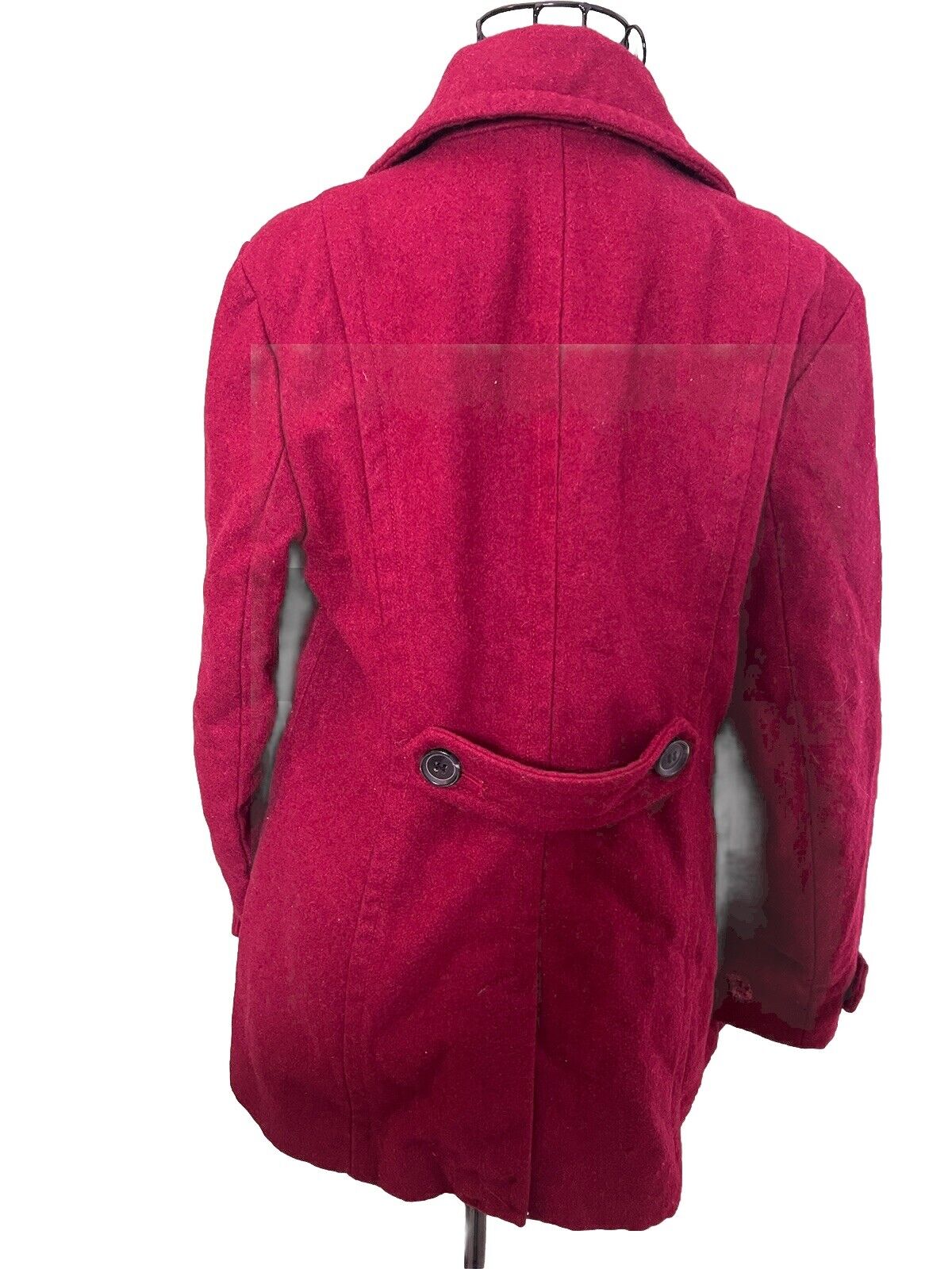 St Johns Bay Womens Jacket Petite Blazer Red , Long Sleeve Size PM