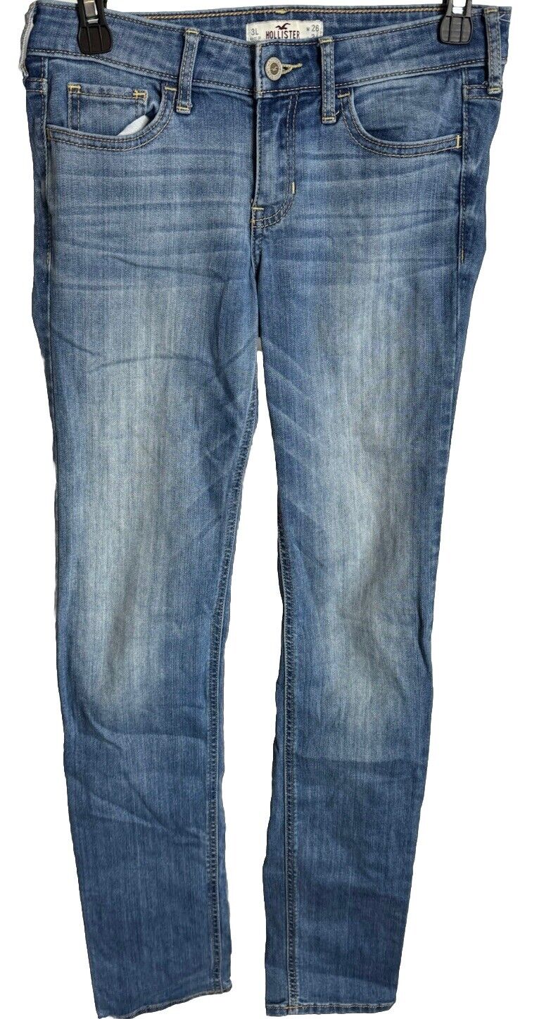 Hollister Jeans Womens 3L 26x34 Blue Denim