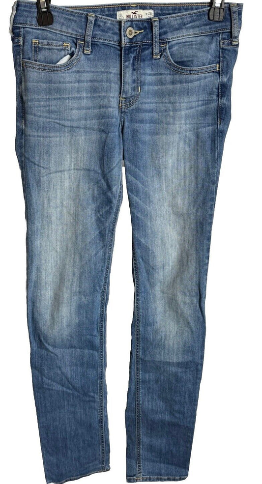 Hollister Jeans Womens 3L 26x34 Blue Denim