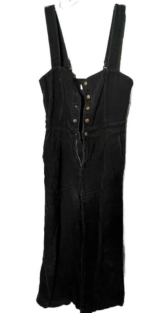 Bacio Button Front Jumpsuit Size Medium