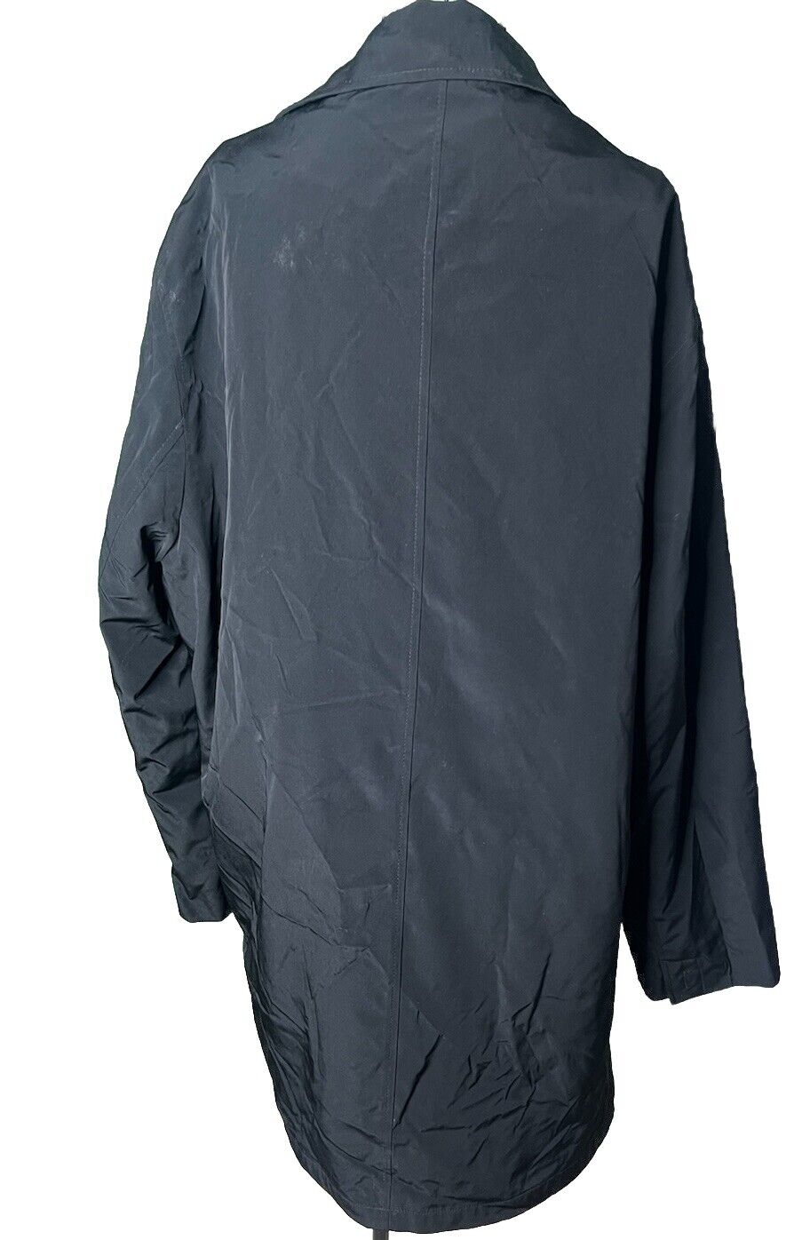 Calvin Klein Trench Style Lined Mens Coat Pre Owned size 44R/ Some Wear And Tear