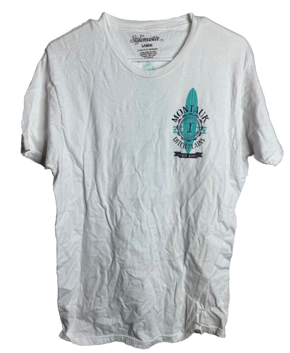 Montauk New York NY T-Shirt size large
