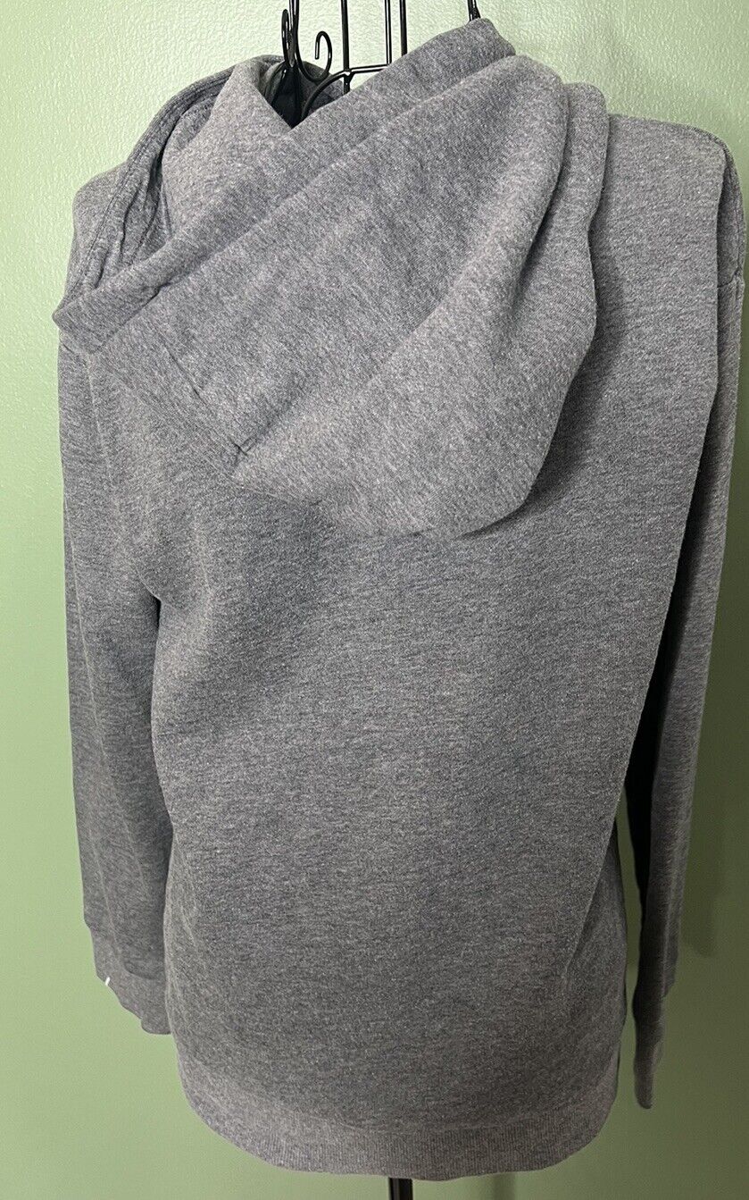 Puma pull over hoodie sweater girls size large 14/16 long sleeve Gray