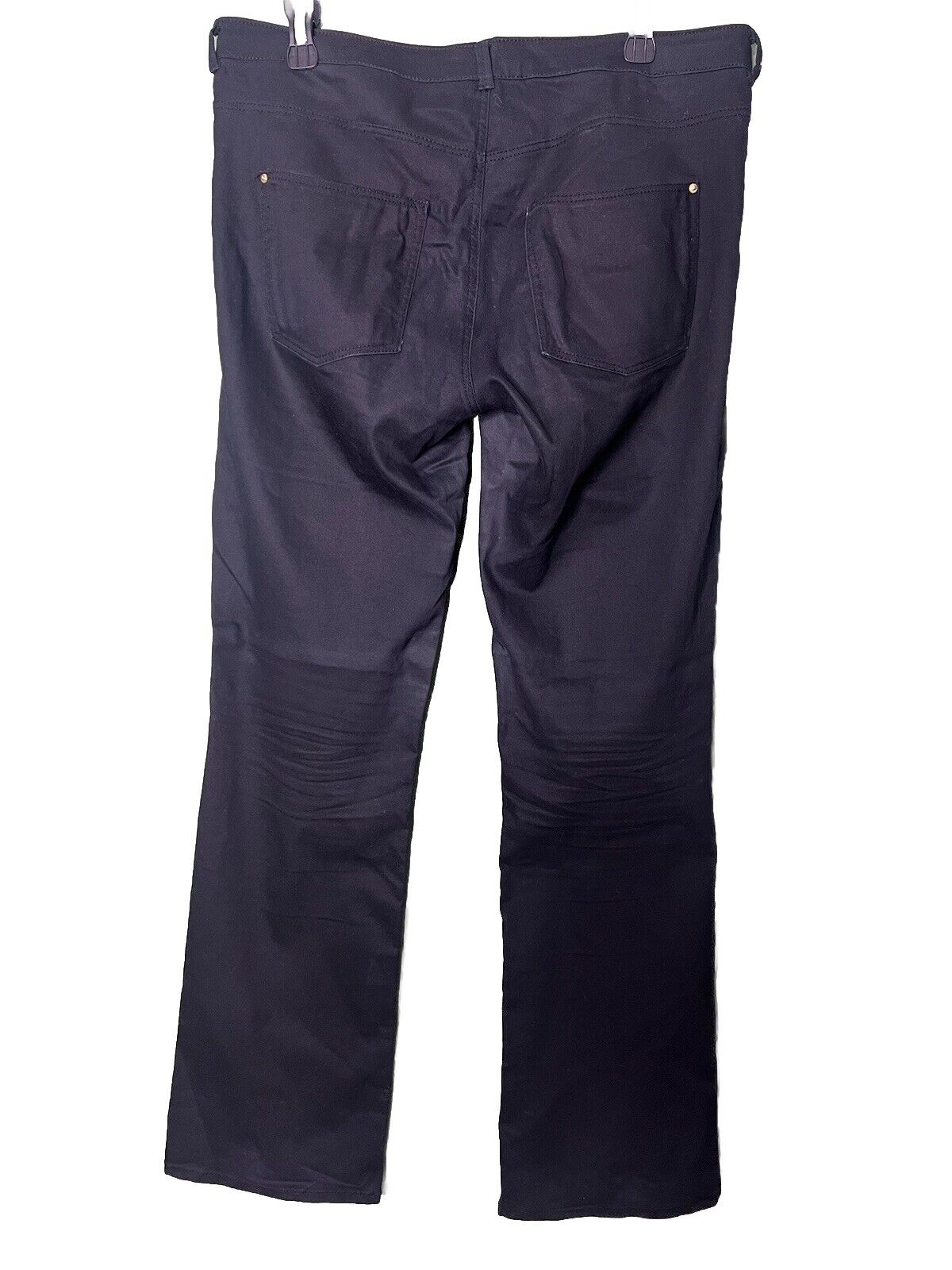 Divided H&M Women’s Black High Rise Flat Front Skinny Pants Size 12