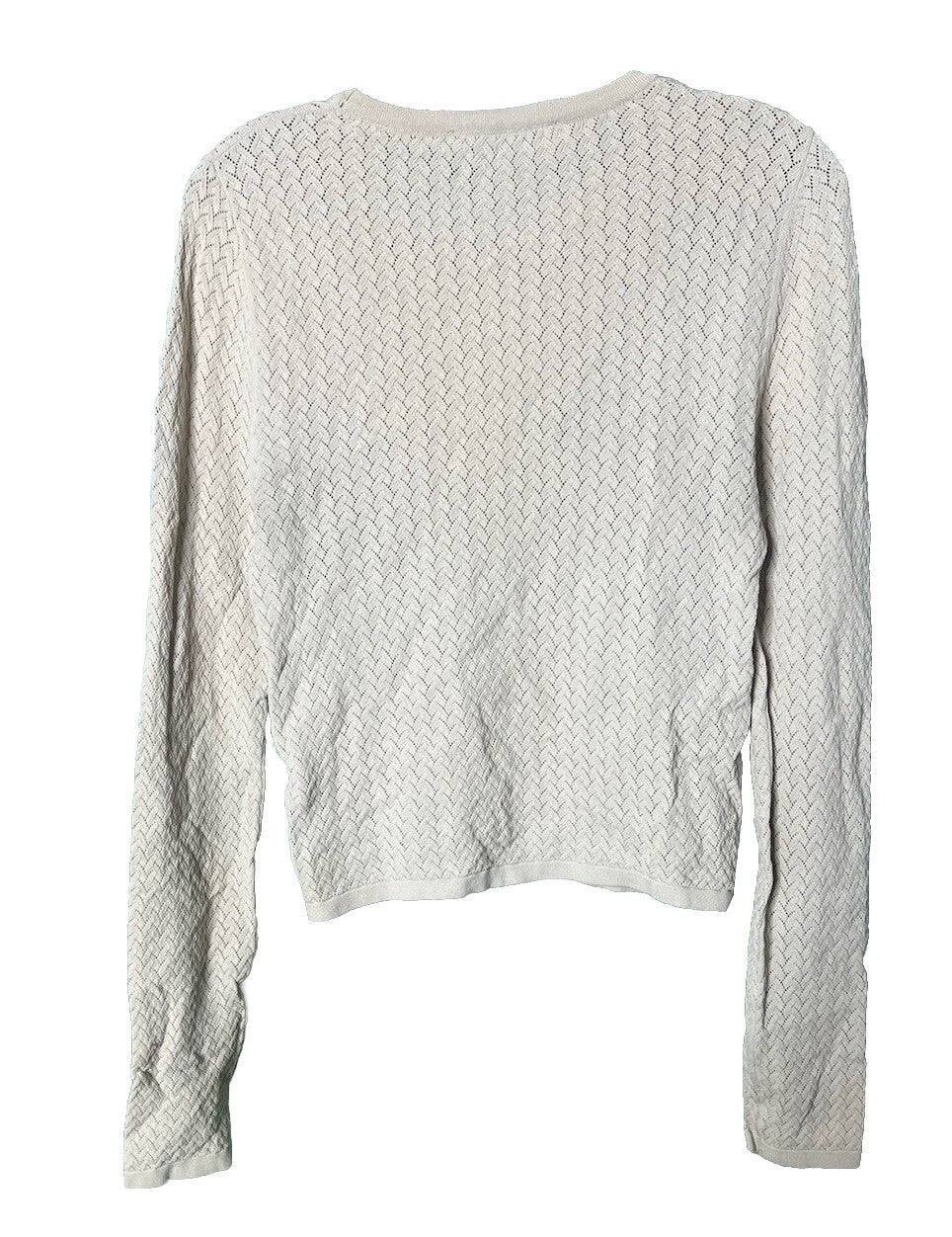 Zara Women's  Cable Knit Sweater  Size LARGE