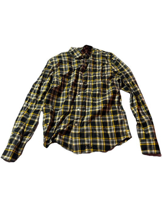 Banana Republic Untucked Fit Men Long Sleeve Shirt Size M