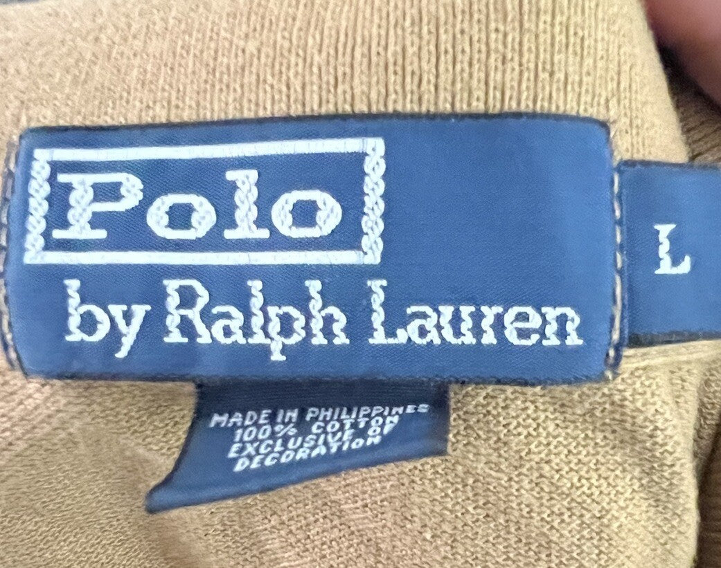 Polo Ralph Lauren 100% Cotton Short Sleeve Shirt size Large