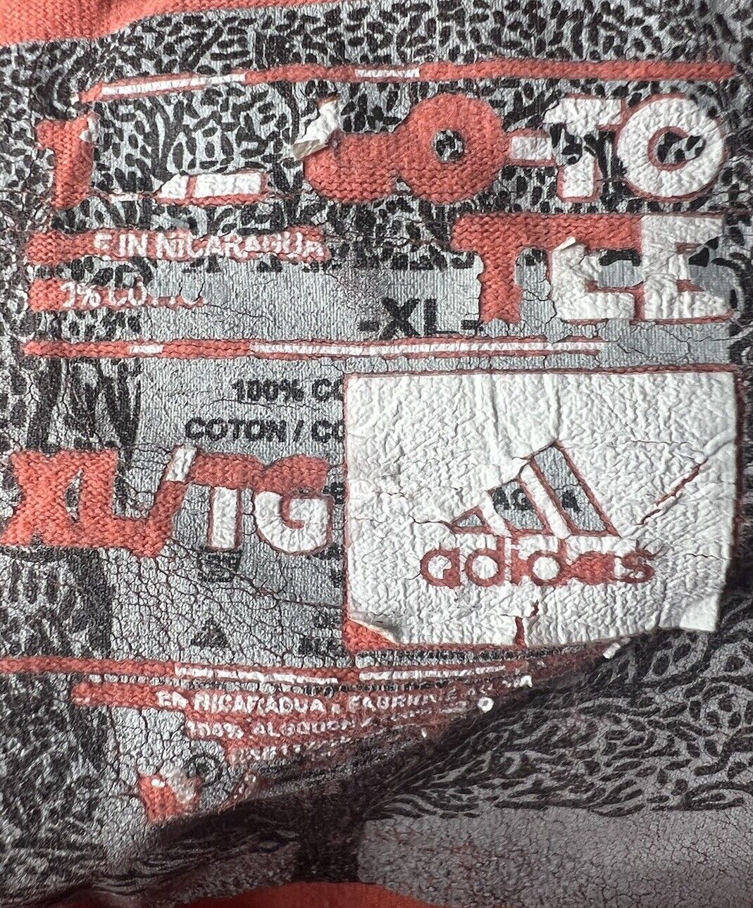 adidas men T Shirt ( Work Party Repeat) Size XL