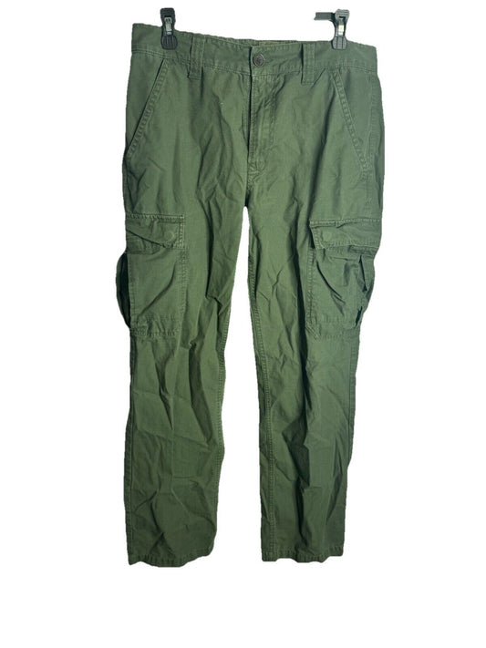 New Timberland Cargo Pants Mens 32 Army Green Straight Ripstop