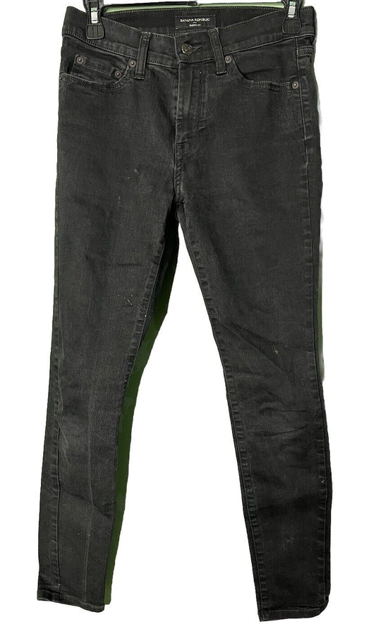 Banana Republic Women's Size 26/2 Skinny Fit Dark Wash Stretch Denim Jeans