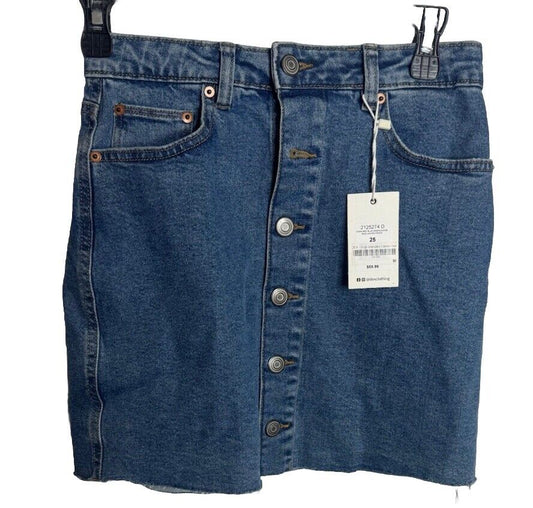 Dex Womens size 25 skirt  super high rise a