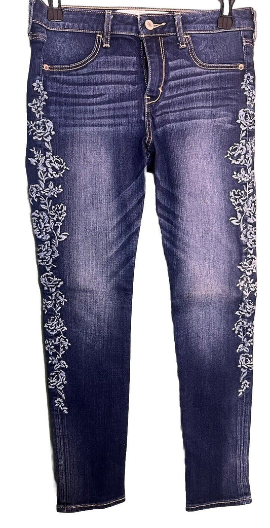 Abercrombie & Fitch Jeans Size 4 W27 Womens Skinny Low Rise Blue Denim