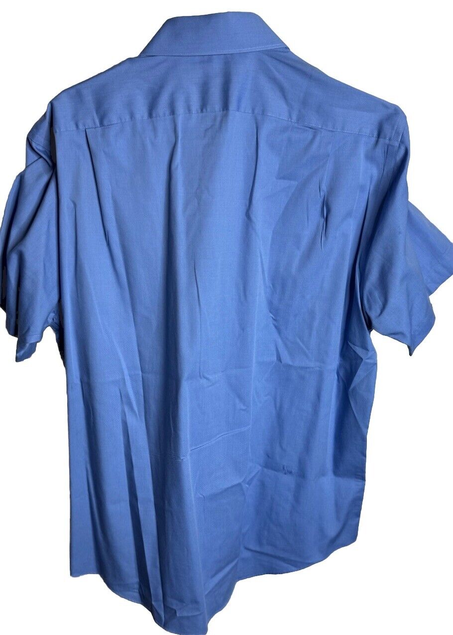 Covington modern fit button down dress shirt short sleeve 16-16.5