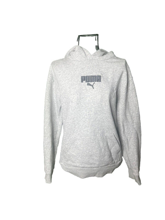 Puma Boys Large Pullover Hoodie Sweatshirt Kids Youth 14/16 Grey