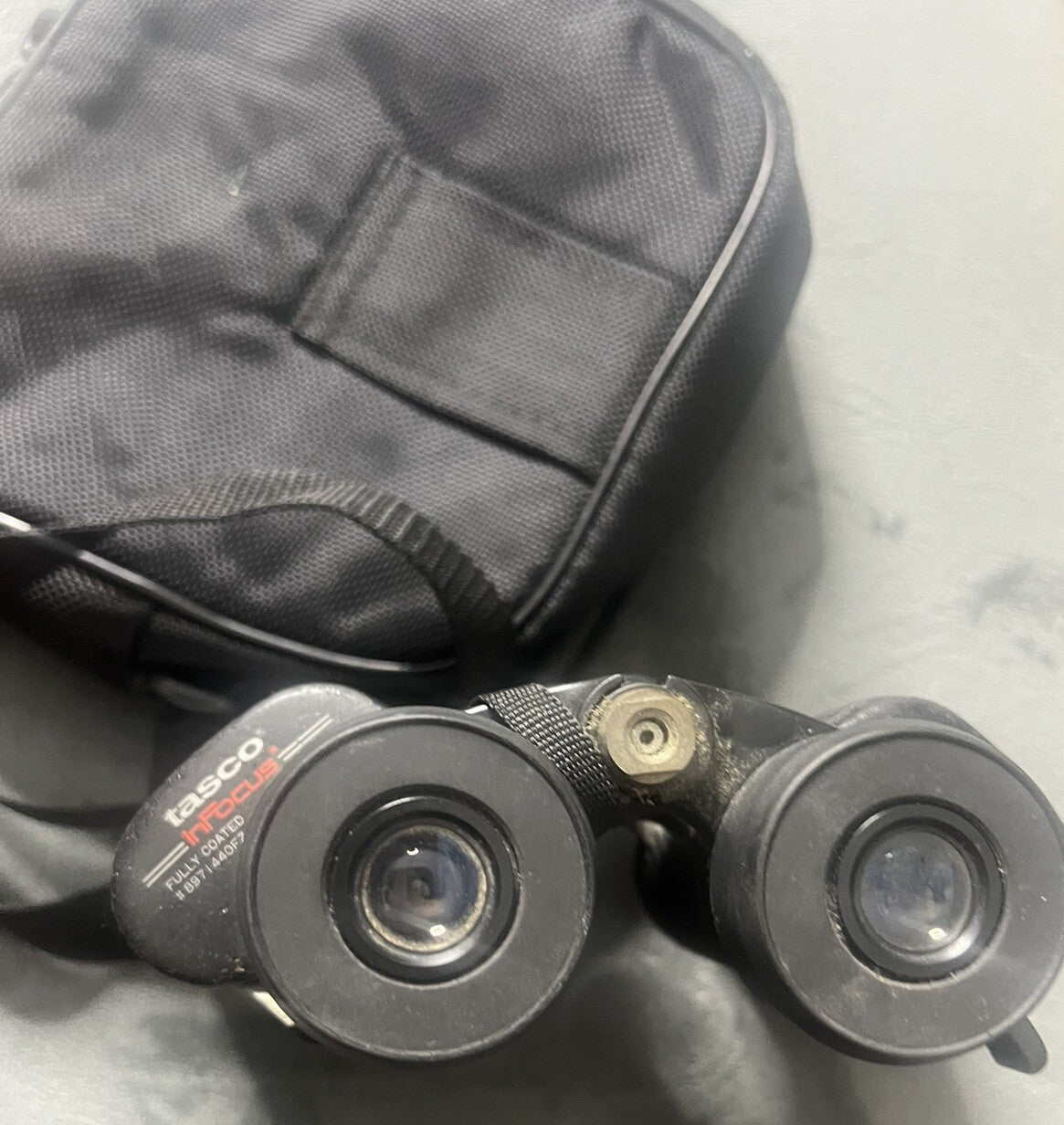 Vintage Tasco Binoculars 7-14x40mm Zoom 294ft/1000yds case/AS IS!!