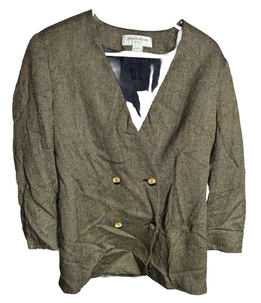 JONES NEW YORK WOMENS 12P BLAZER ACADEMIA VINTAGE RETRO