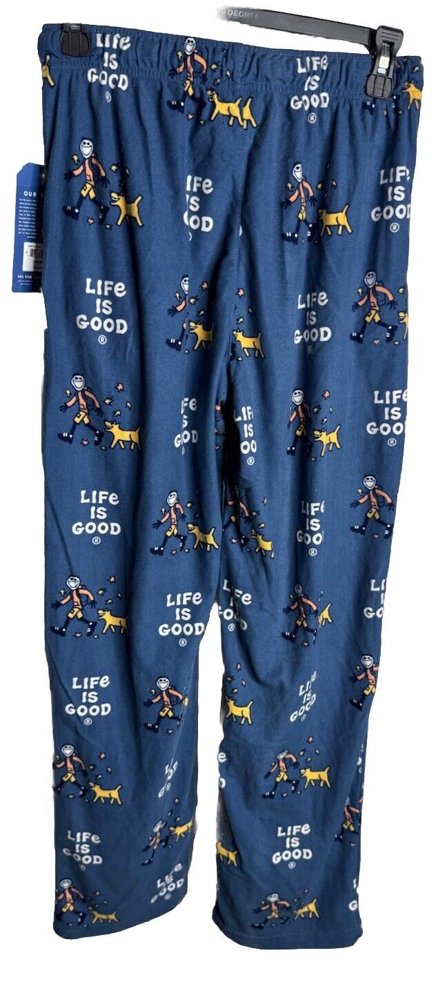 Life Is Good Plaid Drawstring Pocket Classic Sleep Lounge Pants S