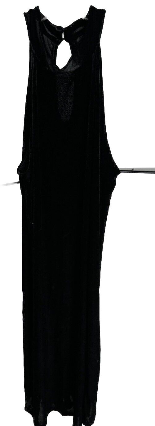 Envelope Long Black Sleeveless Side Slit Dress size Large