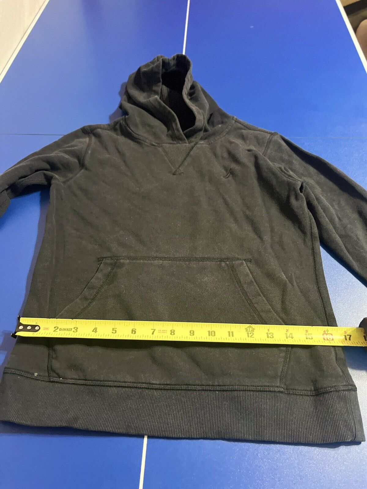 Nautica Hooded Sweatshirt Boys Large 14/16, Black, High Quality, Front Pockets