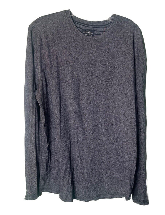 Lucky Brand Crew Neck Long Sleeve T-Shirt Size XL