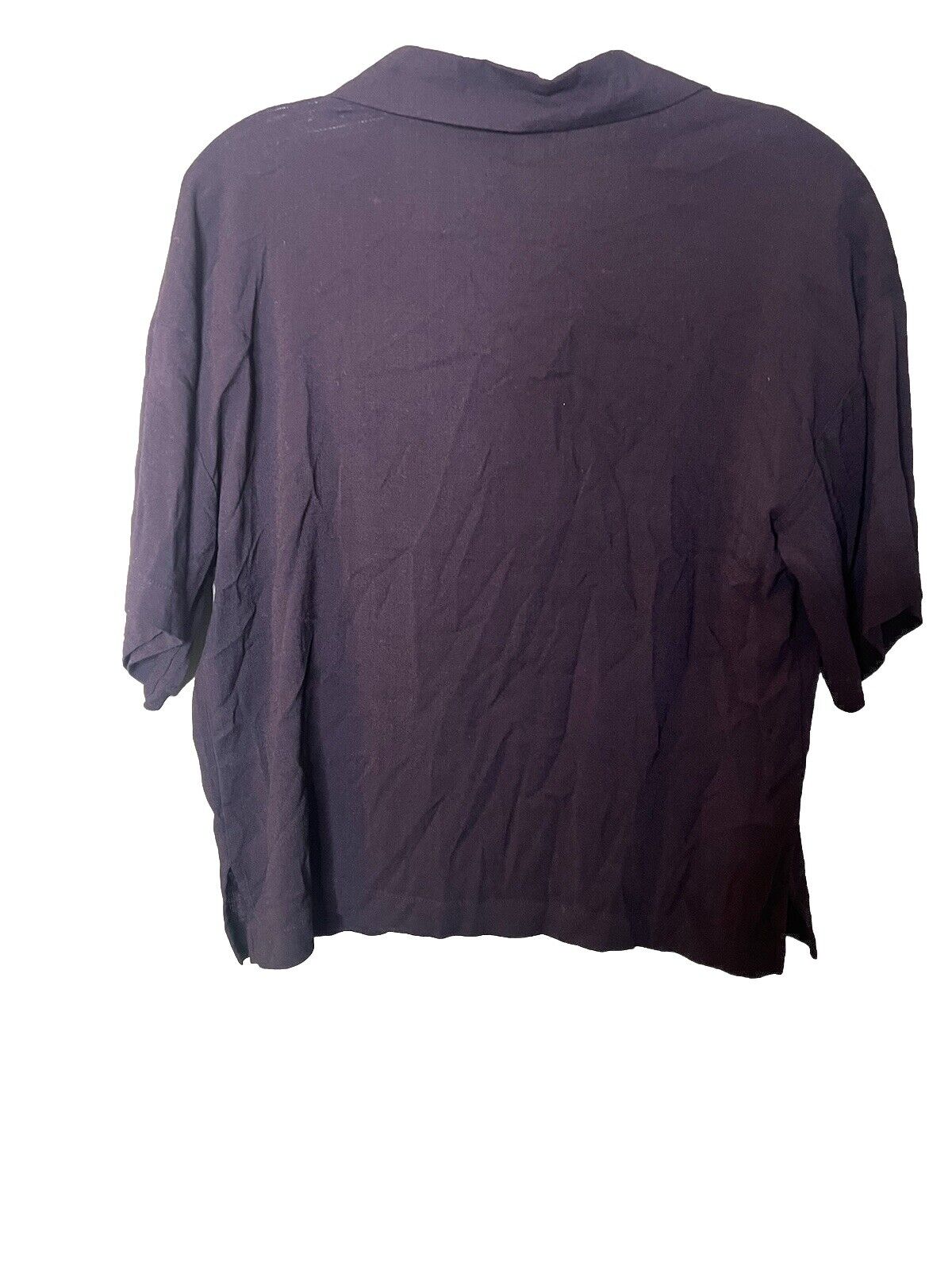 Forever 21 Deep V Neck Shirt Small Button Up