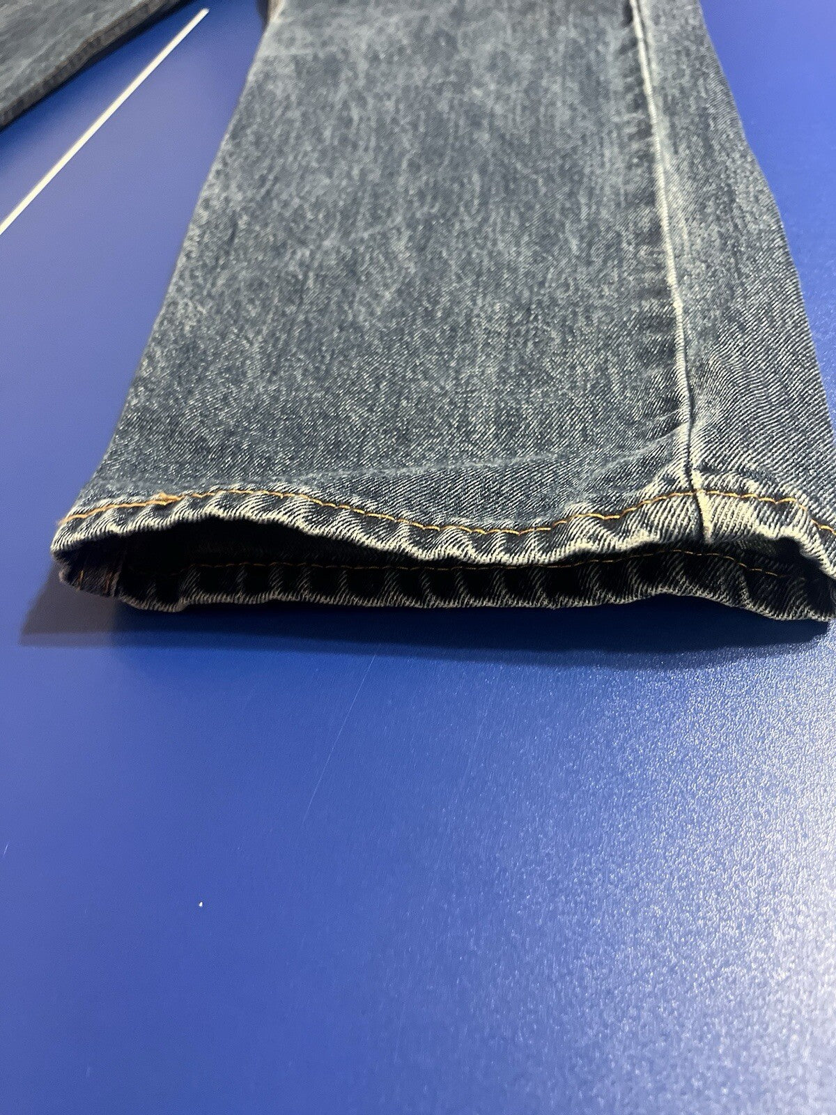 Vintage Levis 505 Jeans 38x29 Blue Denim Cotton Straight Casual Work