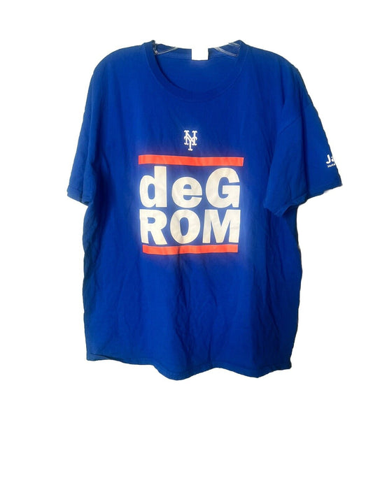 NY New York Mets Size XL Mens Blue T-Shirt