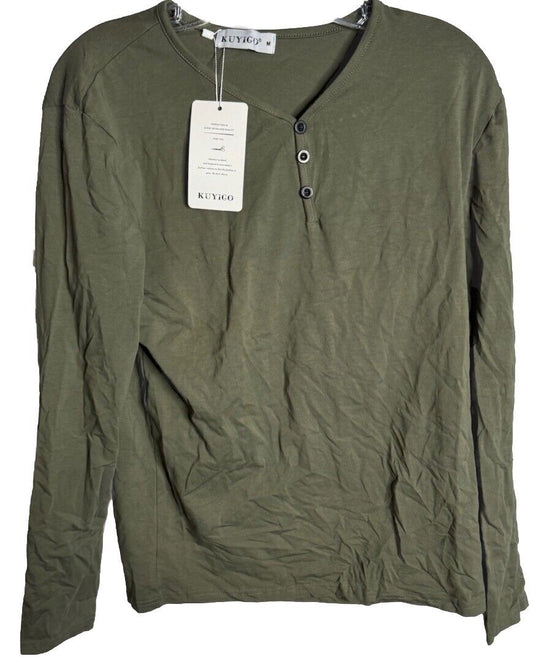 Kuyigo Abstract Shirt Size Medium With Buttons