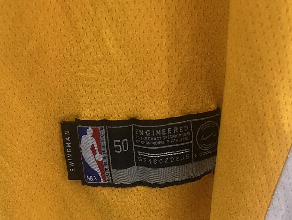 Nike Steph Curry Golden State Warriors "The Town" Jersey #30 Yellow 50