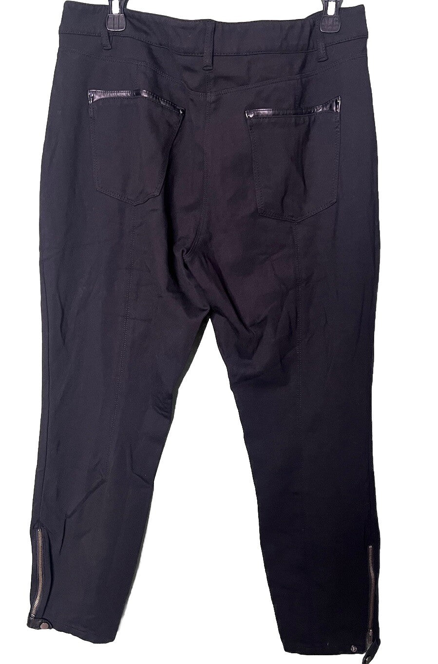 WHBM White House Black Market Pants Size 14R Black Skinny Leg