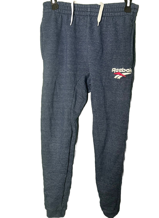 Reebok Boys Grey Sweatpants With Logo - Size XL 14-16 -
