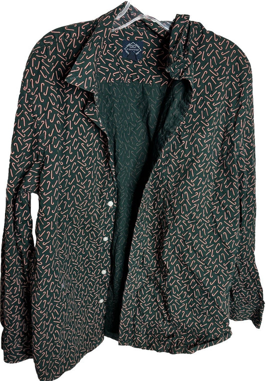St Johns Bay Mens Button Down Shirt Long Sleeve