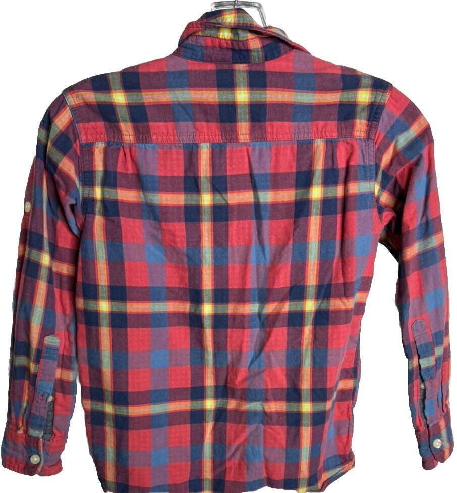 Gap Kids Boy's Buffalo Plaid Flannel Shirt Size M Reg Check Outdoors