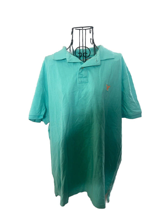 American Eagle Polo Shirt Men Size XL Blue Short-Sleeve Classic Fit