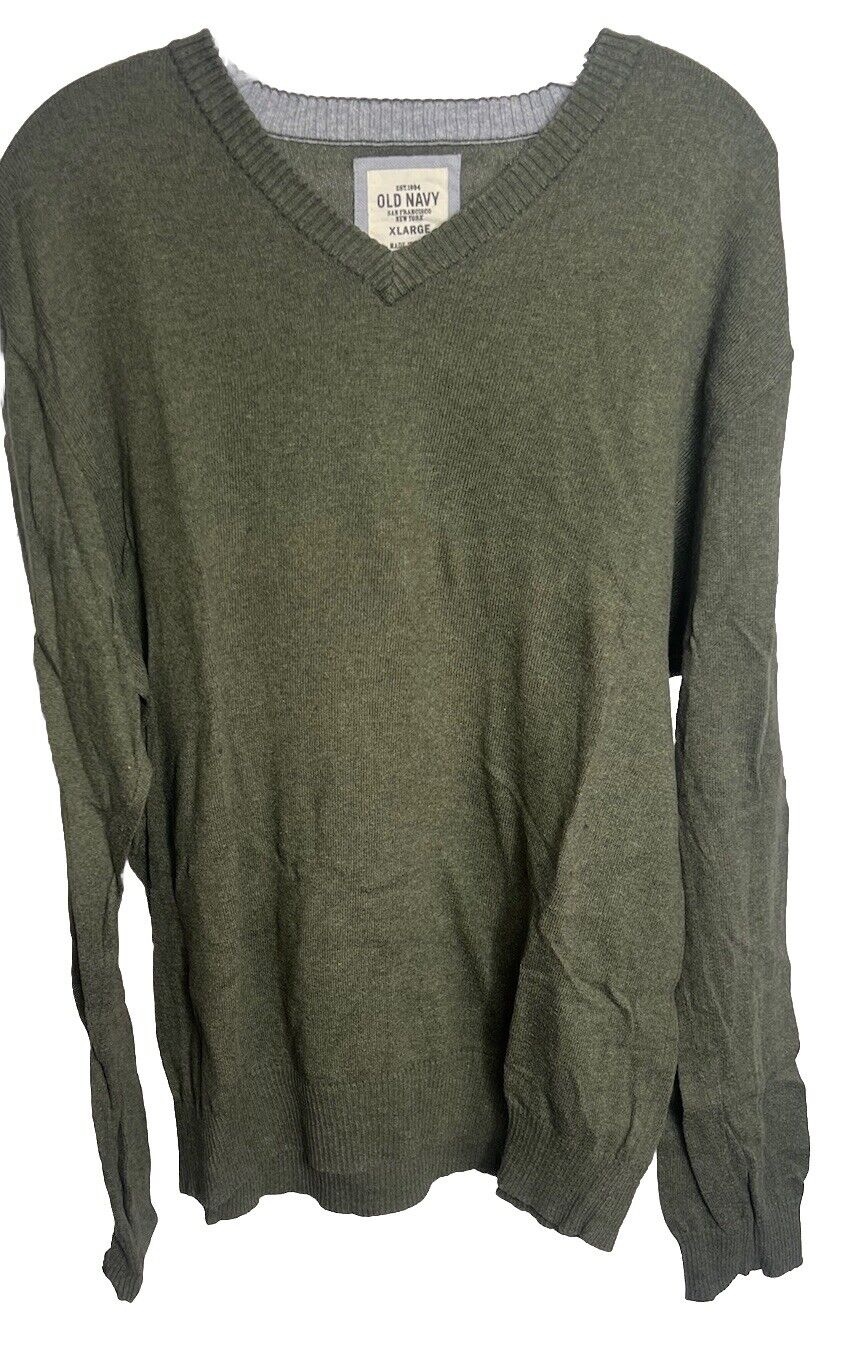 Old Navy Sweater Mens XL Extra Large Heather Crew Neck Pullover Lightweight