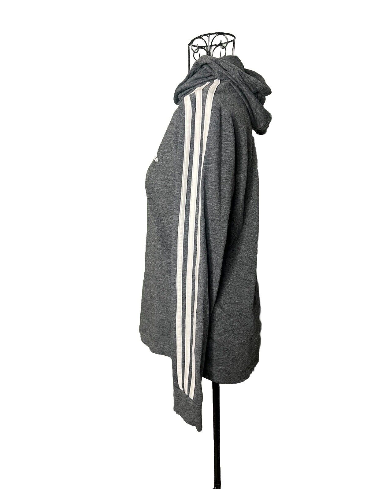Adidas Gray Pullover Hoodie,- Size Small