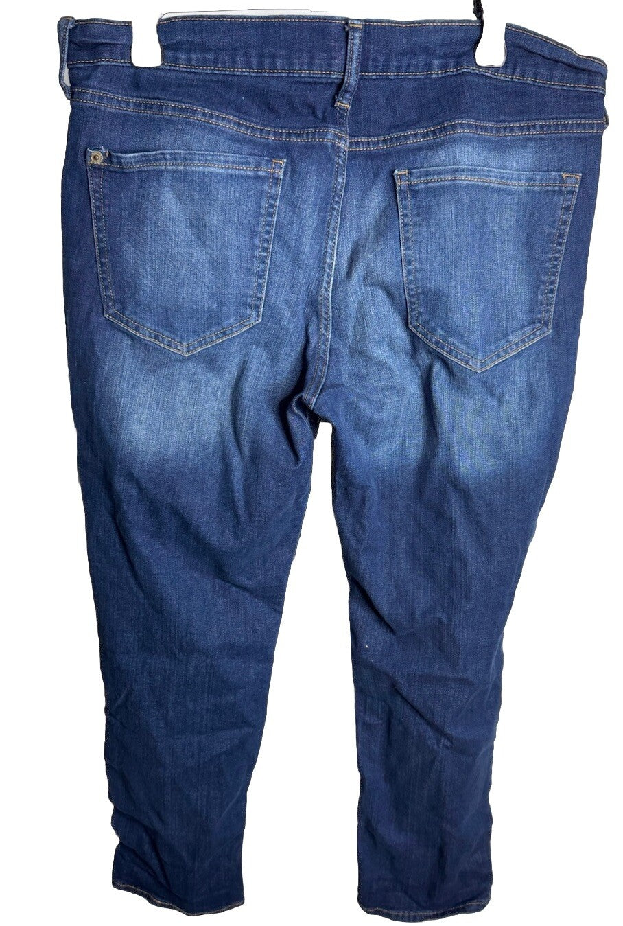 Old Navy Boyfriend Jeans Womens Size 12 Blue Denim Stretch Pockets