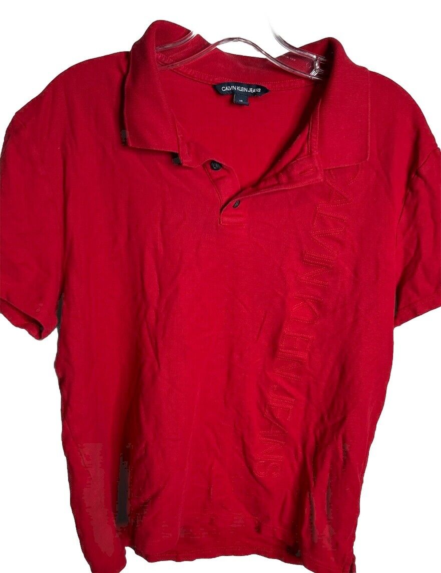 Men's Polo Shirt Calvin Klein Polo Shirt Large