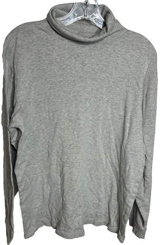 LL Bean Long Sleeve Turtleneck Shirt Size Medium