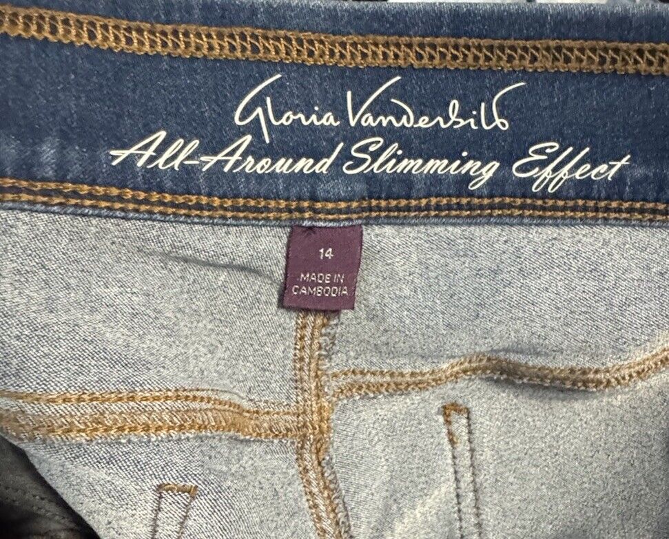 Gloria Vanderbilt Amanda Classic Women Slimming Jeans 14