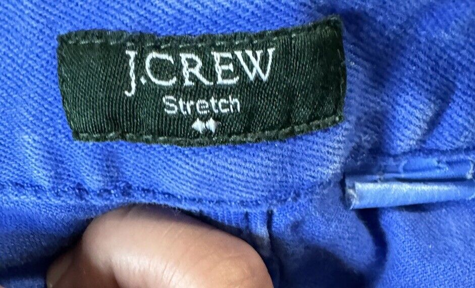 J. Crew Womens Size 26 Blue Toothpick