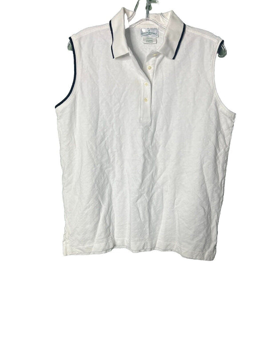 Outer Banks polo Shirt Size XL White Sleeveless