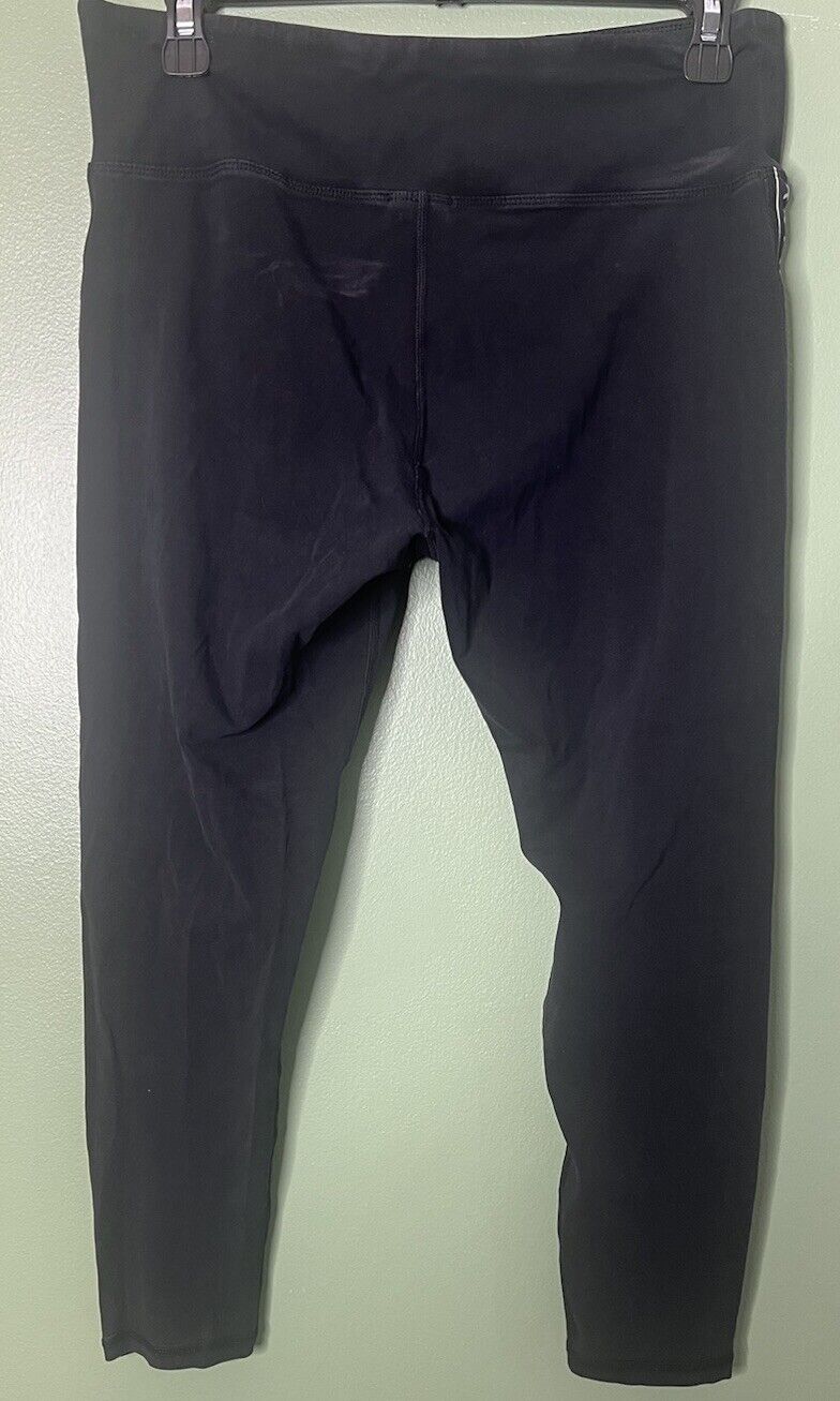 Dkny Sport Womens Leggings Pants Black White Size Large