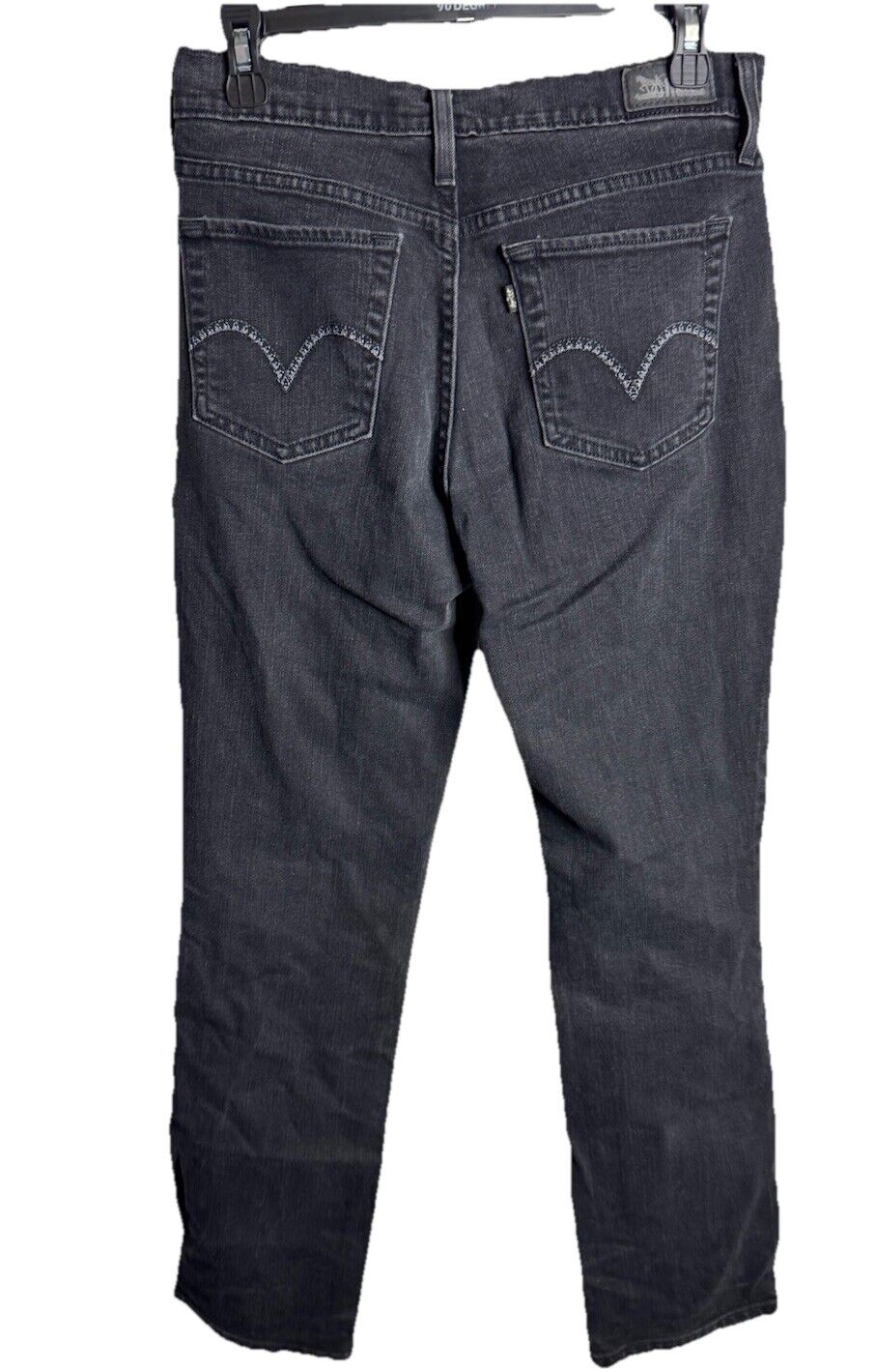 Levi's 505 Mens Jeans SZ 28x32 Dark Wash Regular Fit Straight Leg